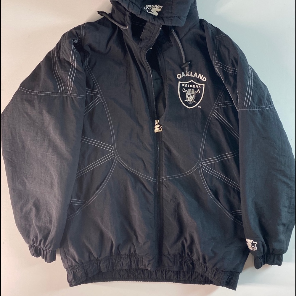Vintage Oakland Raiders Starter Windbreaker 90’s